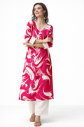 Fabric Rayon Cotton Kurta Set